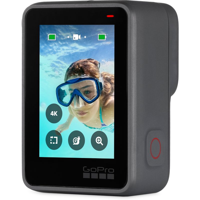 Compact Size 720P HD Digital Camera Camcorder 5MP CMOS Sensor 2.0" LCD Screen 3 Meters Waterproof with Built-in Microphone for Kids Children Students Boys Girls Summmer Gift