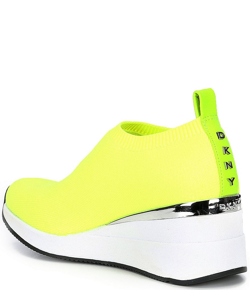 DKNY Parks Knit Wedge Sneakers