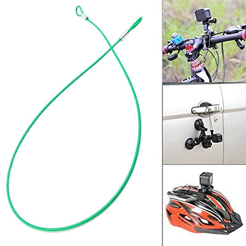Pack Safety Stainless Steel TethersColorful Coated Security Tether Lanyard Kit Cable Wire Compatible with Gopro Hero All EditionsAction Camera Series Devices and Other Applicable Equipment