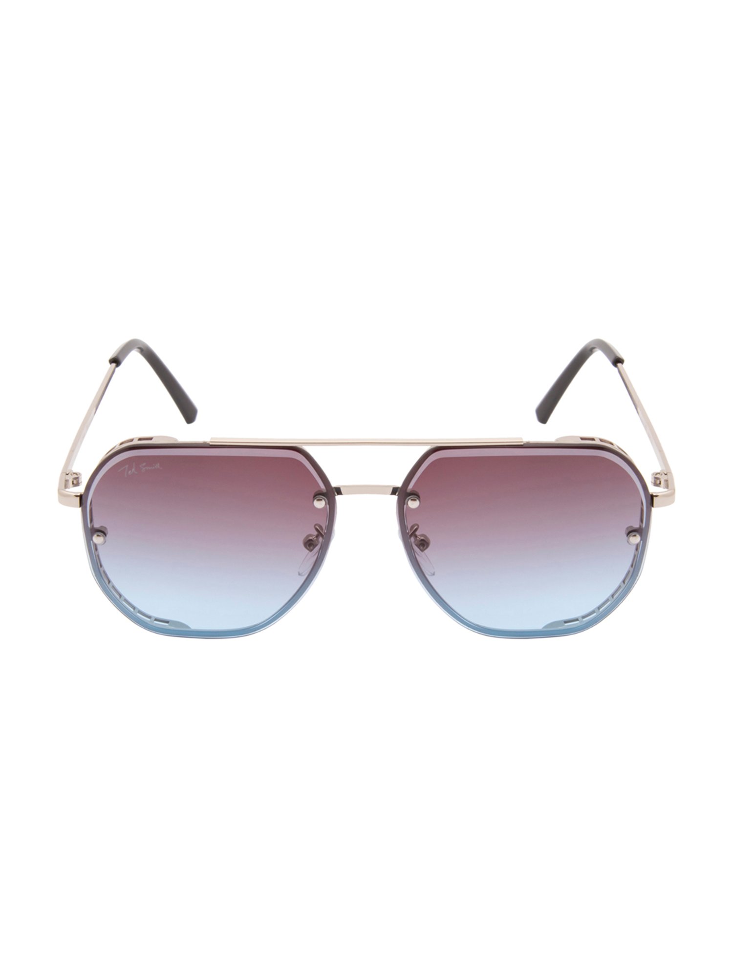 Ted Smith Multi Rectangular UV Protection Unisex Sunglasses