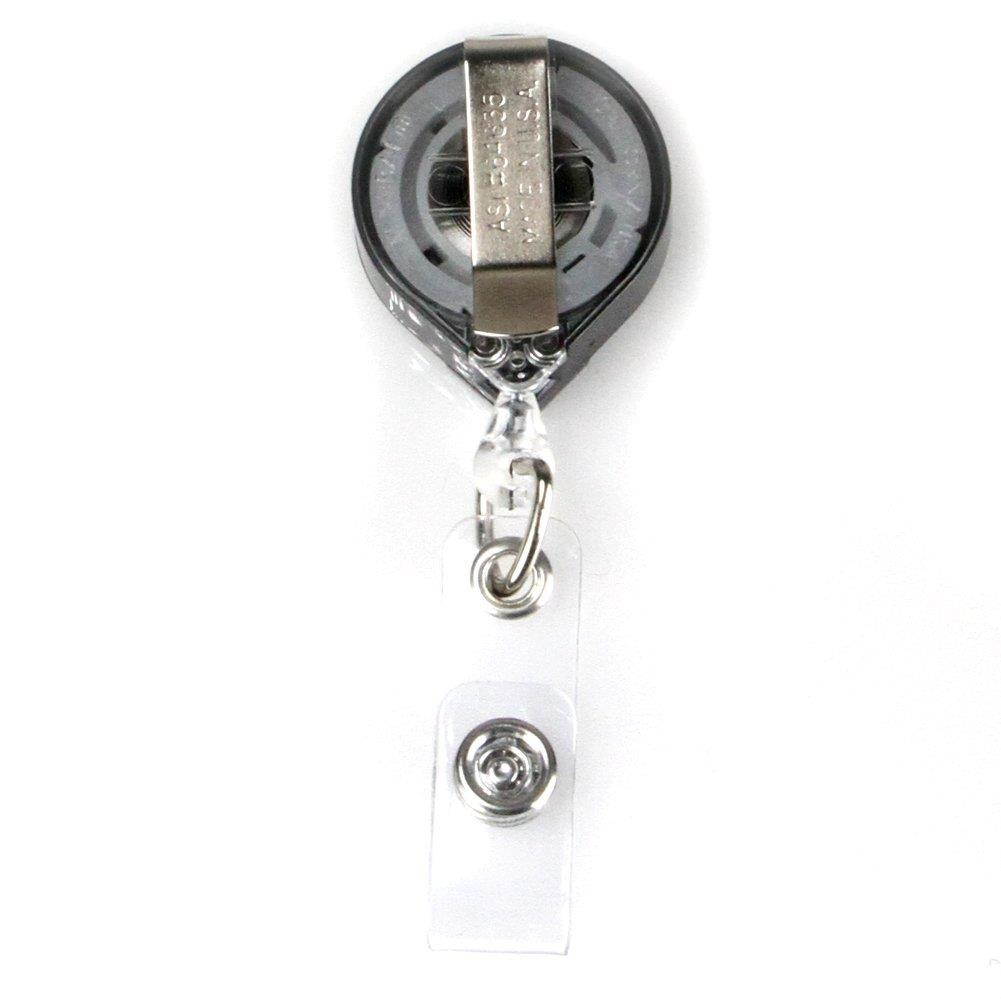 Buttonsmith Louis Comfort Tiffany Tinker Reel Retractable Badge Reel With Belt Clip and Extra-Long 36 inch Standard Duty Cord - Made in the USA, 1 Year Warranty