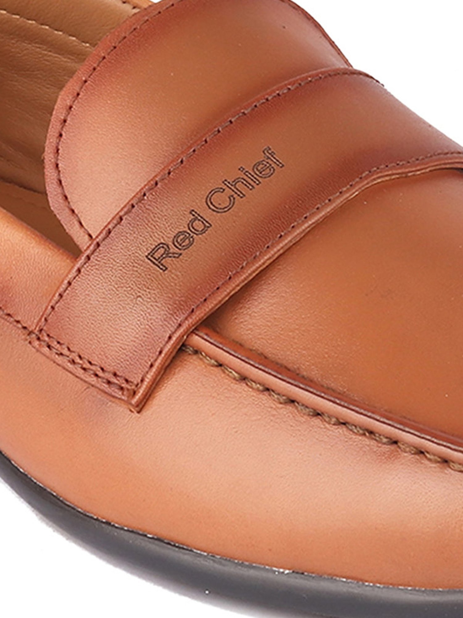 Red Chief Men's Tan Formal Loafers