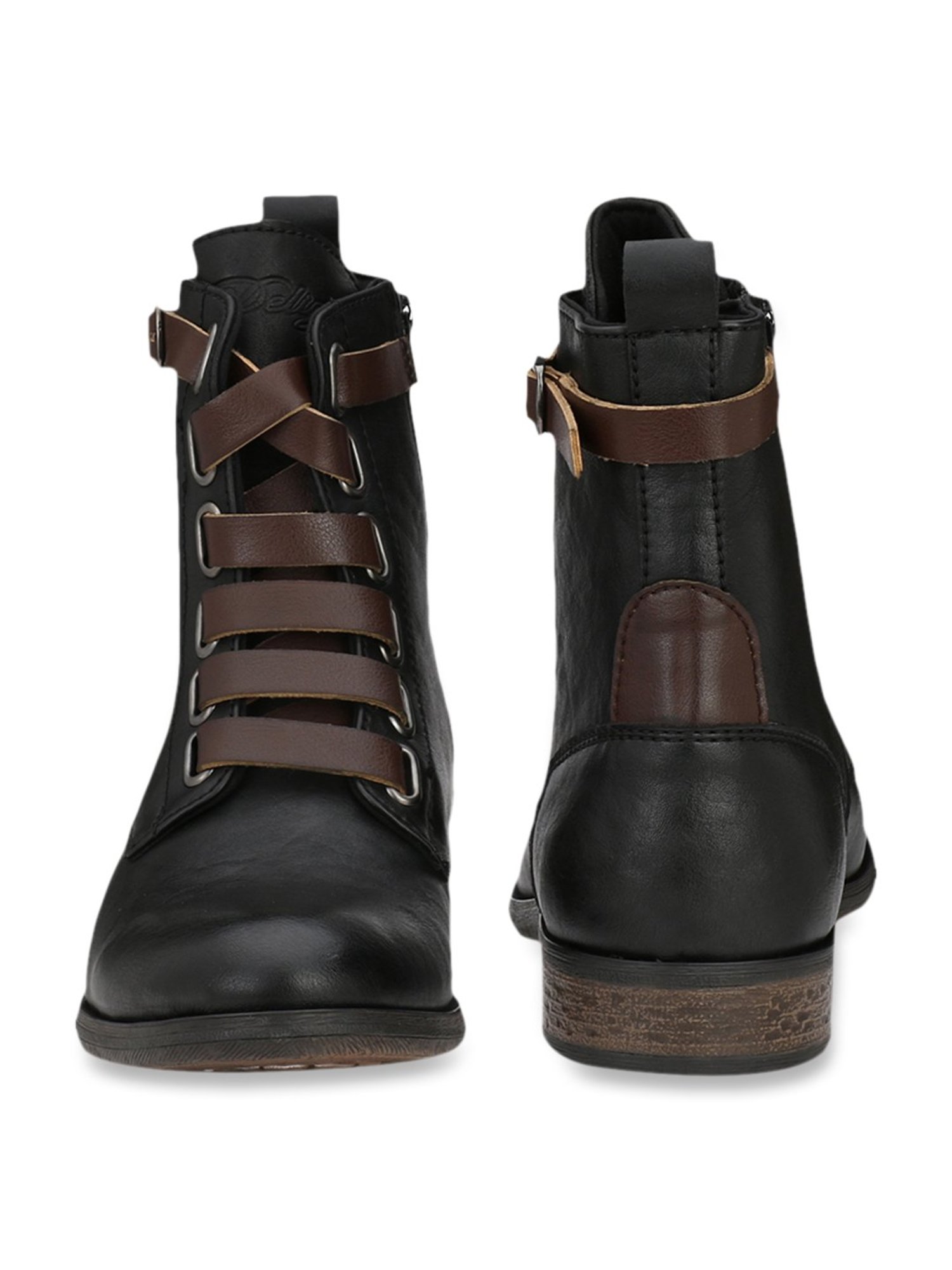 Delize Men's Black Derby Boots