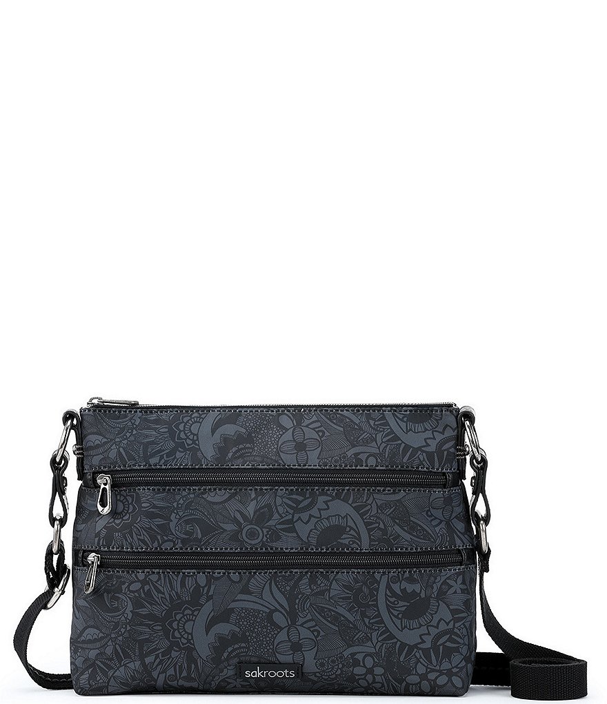 Sakroots Basic Zip Top Crossbody Bag