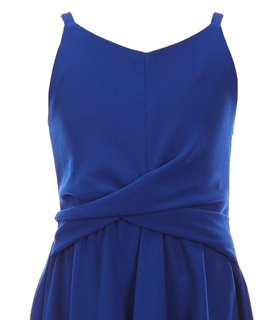 Honey and Rosie Big Girls 7-16 Crisscross High-Low Dress
