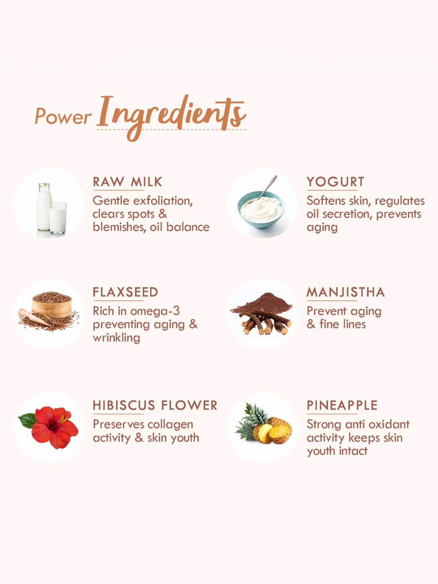 Nat Habit Fresh Flaxseed Manjistha Lepa - 40 gm