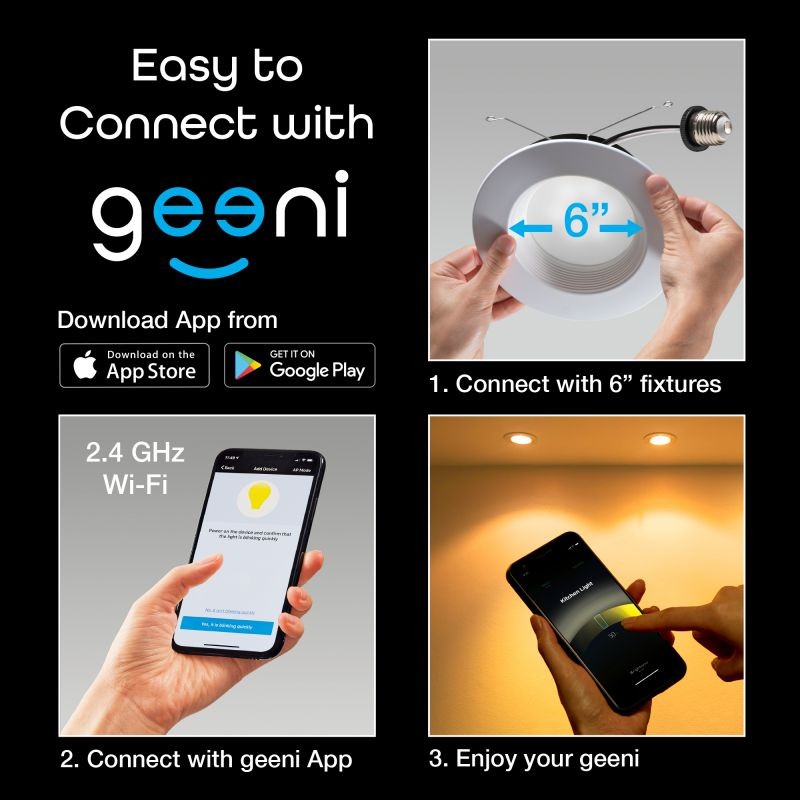 Geeni PRISMA PLUS 800 Wi-Fi LED Smart Light Bulb, Brighter Color & Tunable White (2700-6500K), 1-Pack, A19 60W, No Hub Required, Light Bulb Works with Amazon Alexa, Google Assistant, Microsoft Cortana