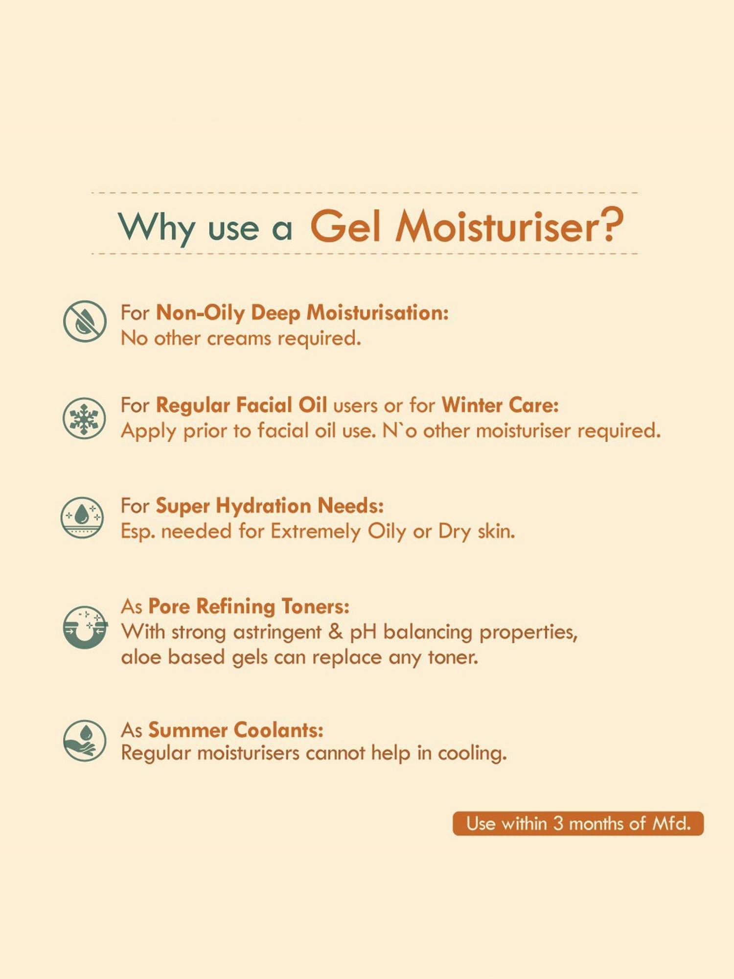 Nat Habit Orange Kiwi Active Vit-C Face Gel - 50 gm