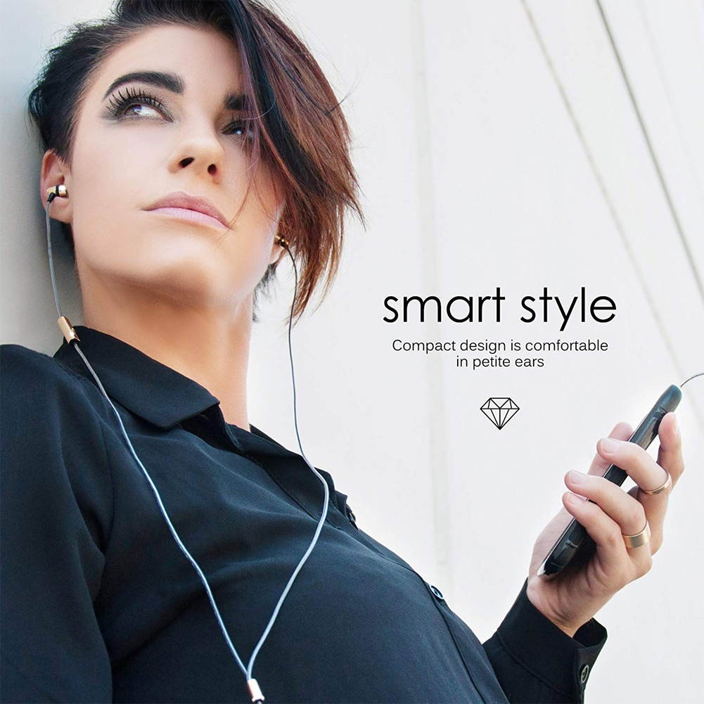 Mee audio Turquoise Blue  EP-M11J-TQ-MEE  In-Ear Headphones with Microphone Made with Swarovski Crystals