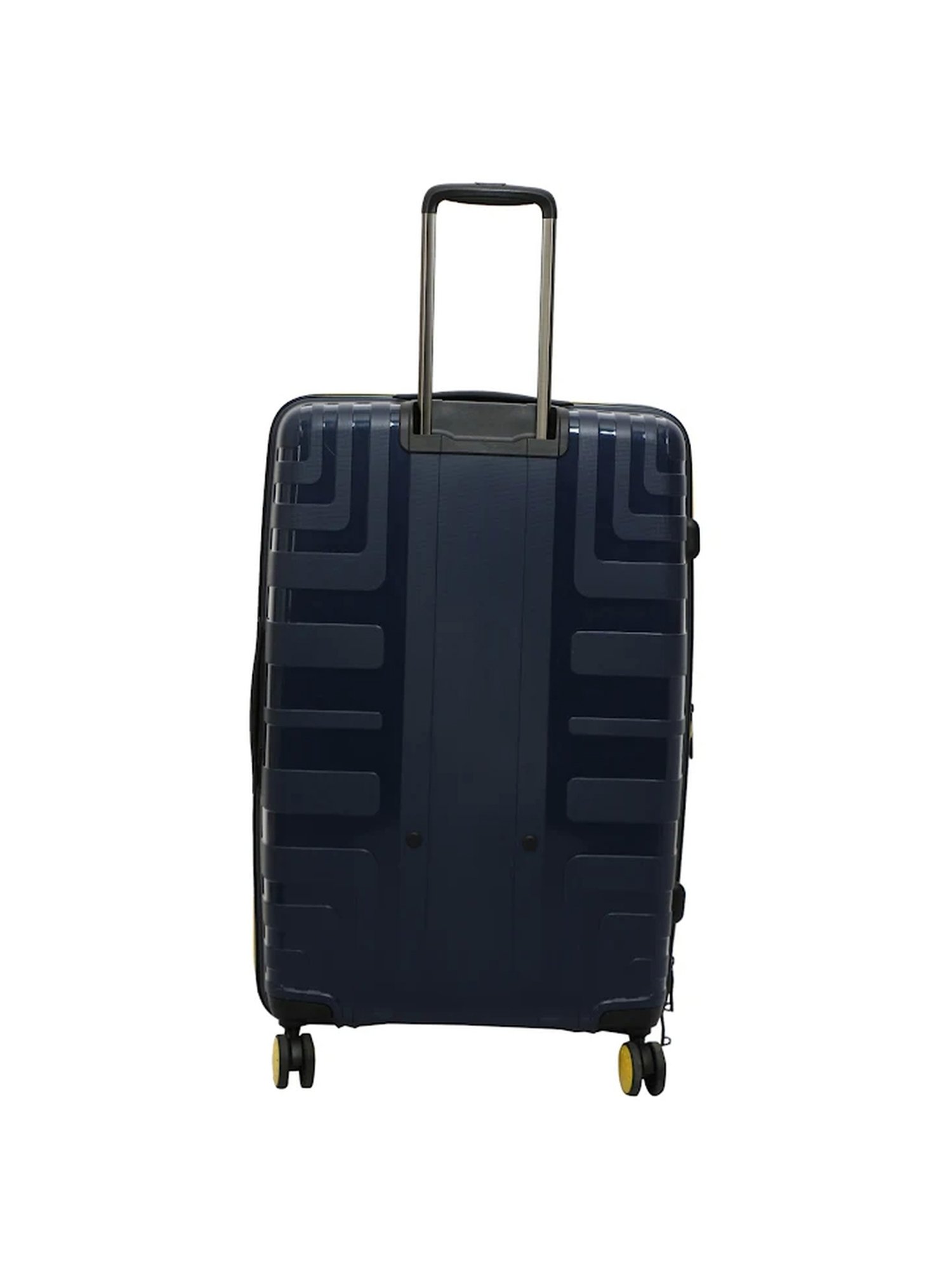 National Geographic Gibraltar Navy Medium Hard check In Trolley - 24 Inch