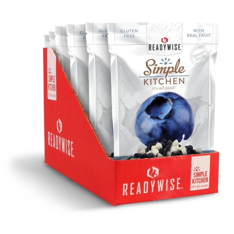 ReadyWise Simple Kitchen Blueberries & Yogurt Freeze-Dried Fruit - 6ct Case