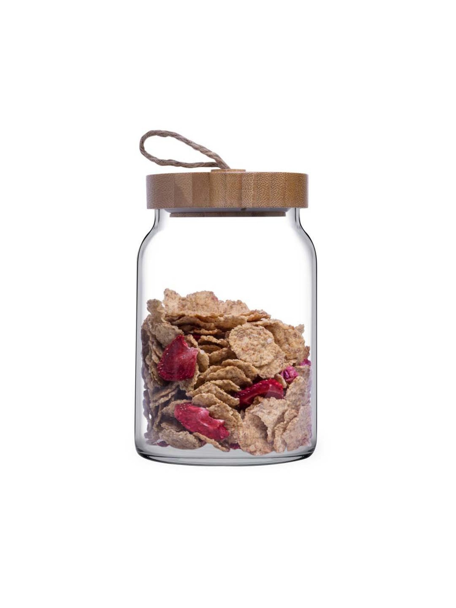 Pasabahce Transparent Woody Jar (0.86 L)