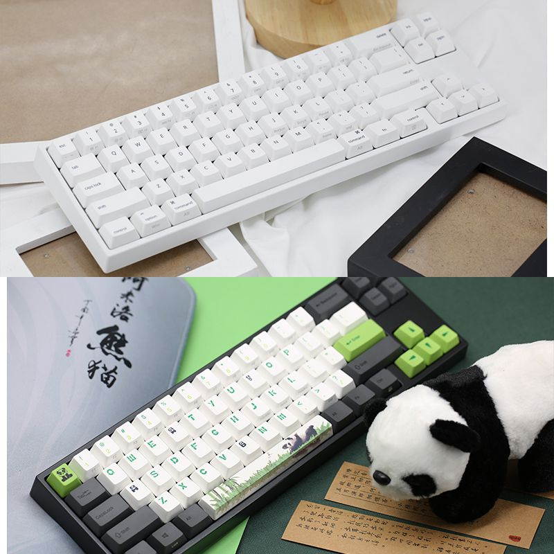 Ducky X Varmilo MIYA Pro Ergonomic Design,Cool Exterior 68 Keys Type-C Cable Detachable Mechanical Gaming  Keyboard For Office And Game- Chinese Hua Dan Verison( No Backlit)