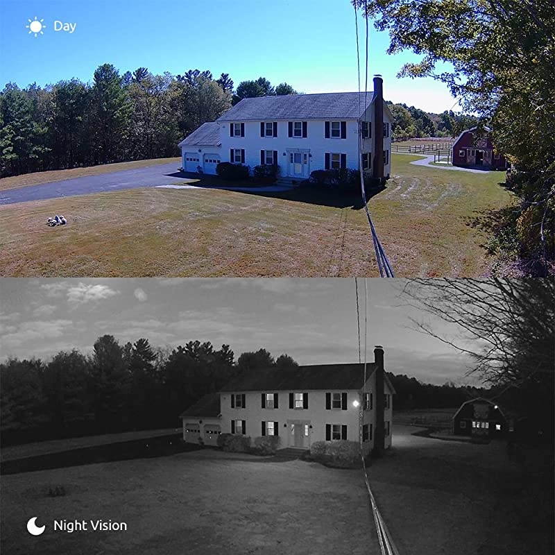 Security Camera Outdoor,  5MP HD Plug-in WiFi Outdoor Cameras for Home Security, 4X Optical Zoom, 2.4/5Ghz WiFi, Motion Detection, Night Vision, Work with Google Assistant, RLC-511W