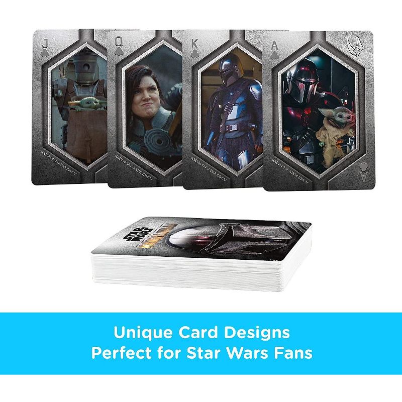 NMR Distribution Star Wars The Mandalorian Photo Playing Cards | 52 Card Deck + 2 Jokers
