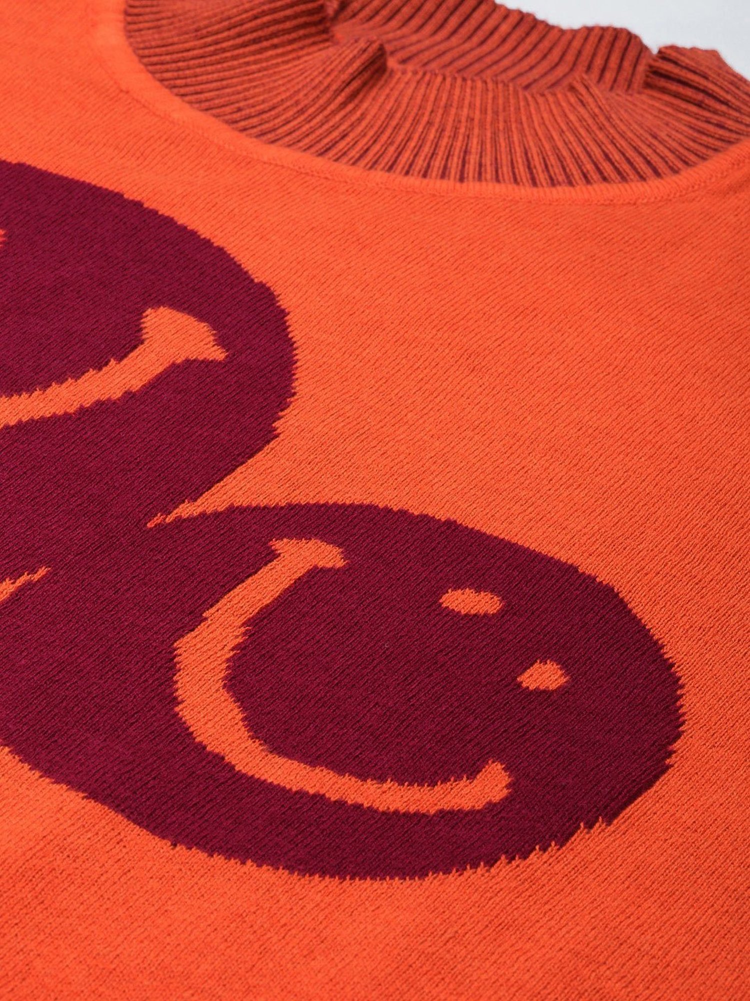 Levi's Orange Self Design Pullover