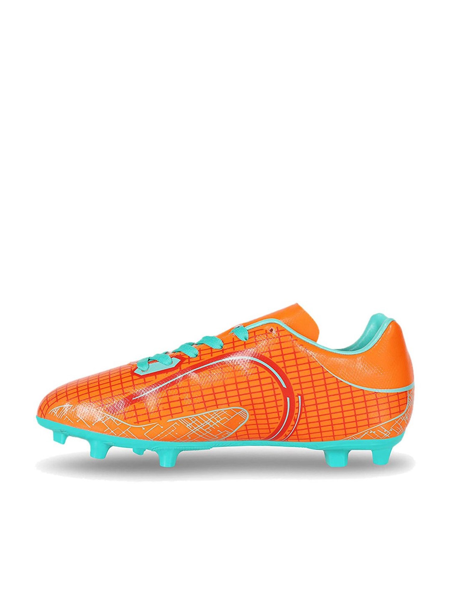 AIVIN Men's Champion Orange Football Shoes