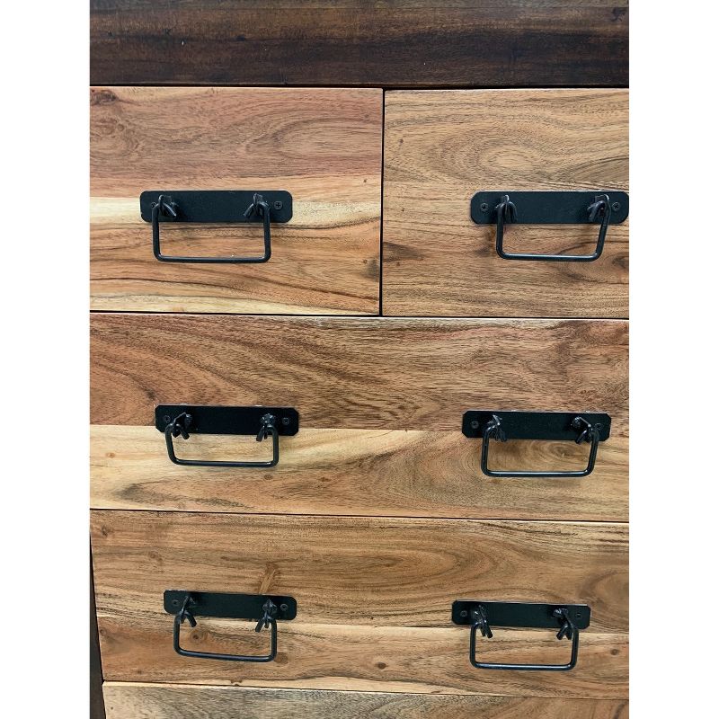 Ajmer 5 Drawer Chest Natural - Timbergirl