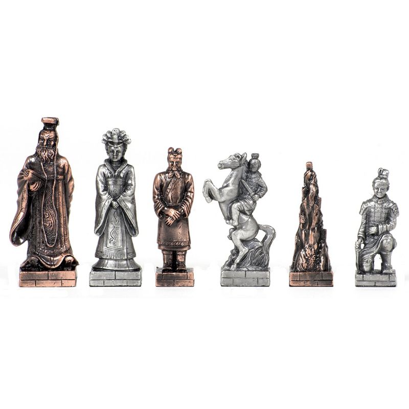 WE Games Chinese Qin Chess Pieces - Pewter