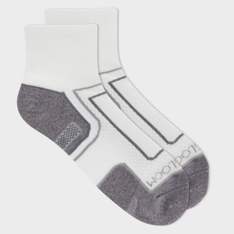 Fruit of the Loom Men's 7pk Cotton Pack Ankle Socks - White 6-12