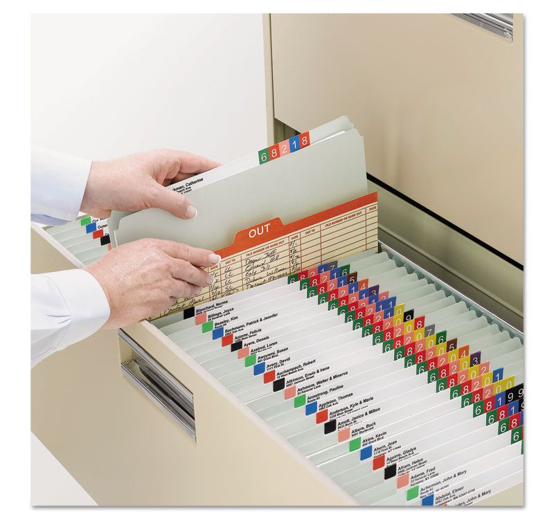 Smead Two Inch Expansion Fastener Folder Straight Tab Letter Gray Green 25/Box 14910