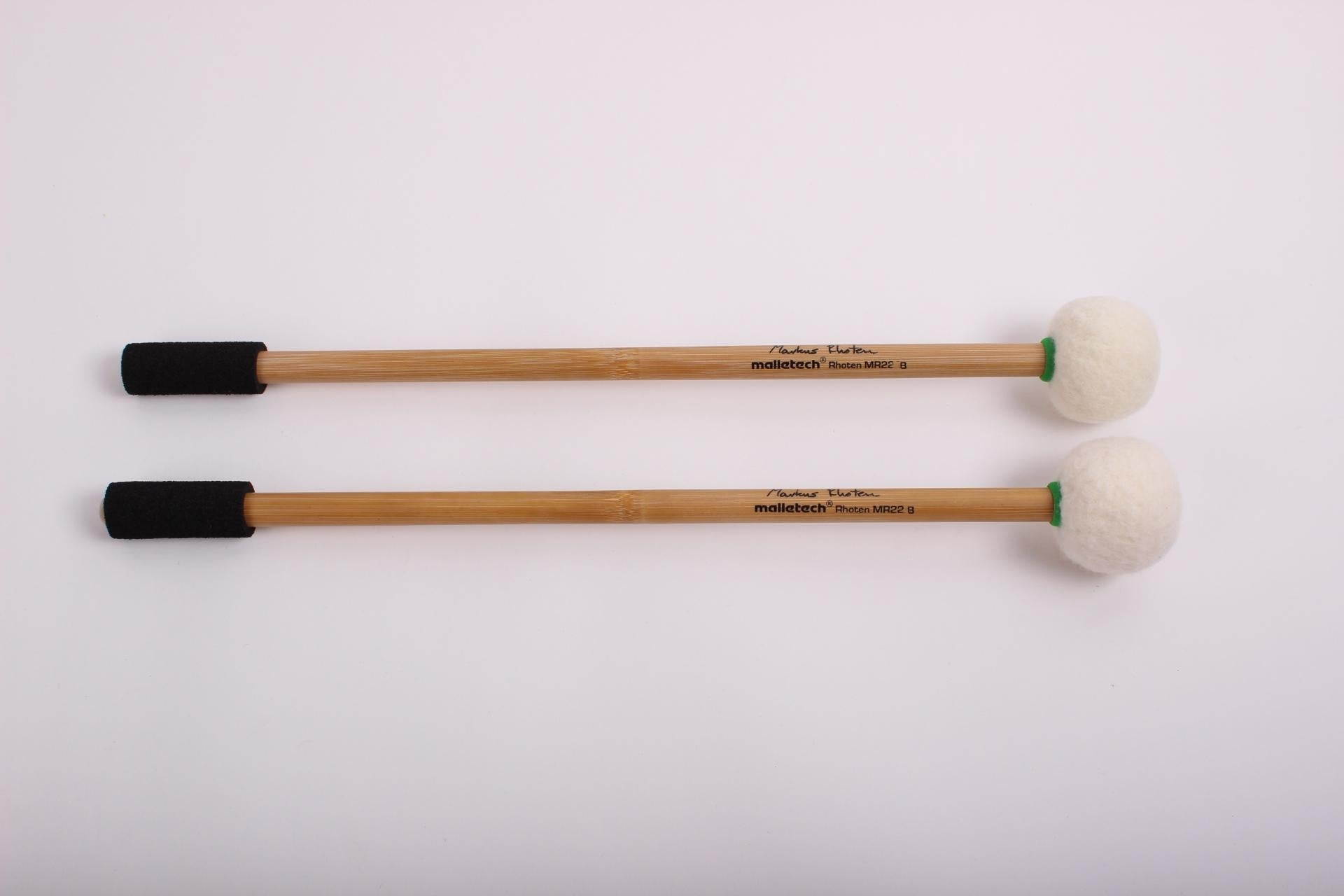 Malletech MR22B Markus Rhoten Green Timpani Mallets