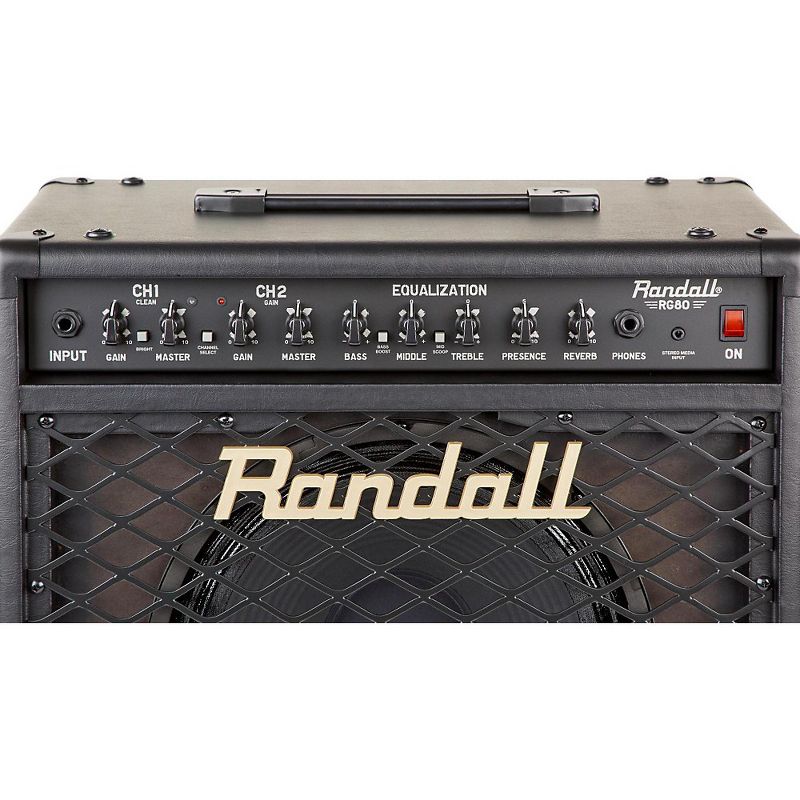 Randall RG80 80W 1x12 Guitar Combo Black