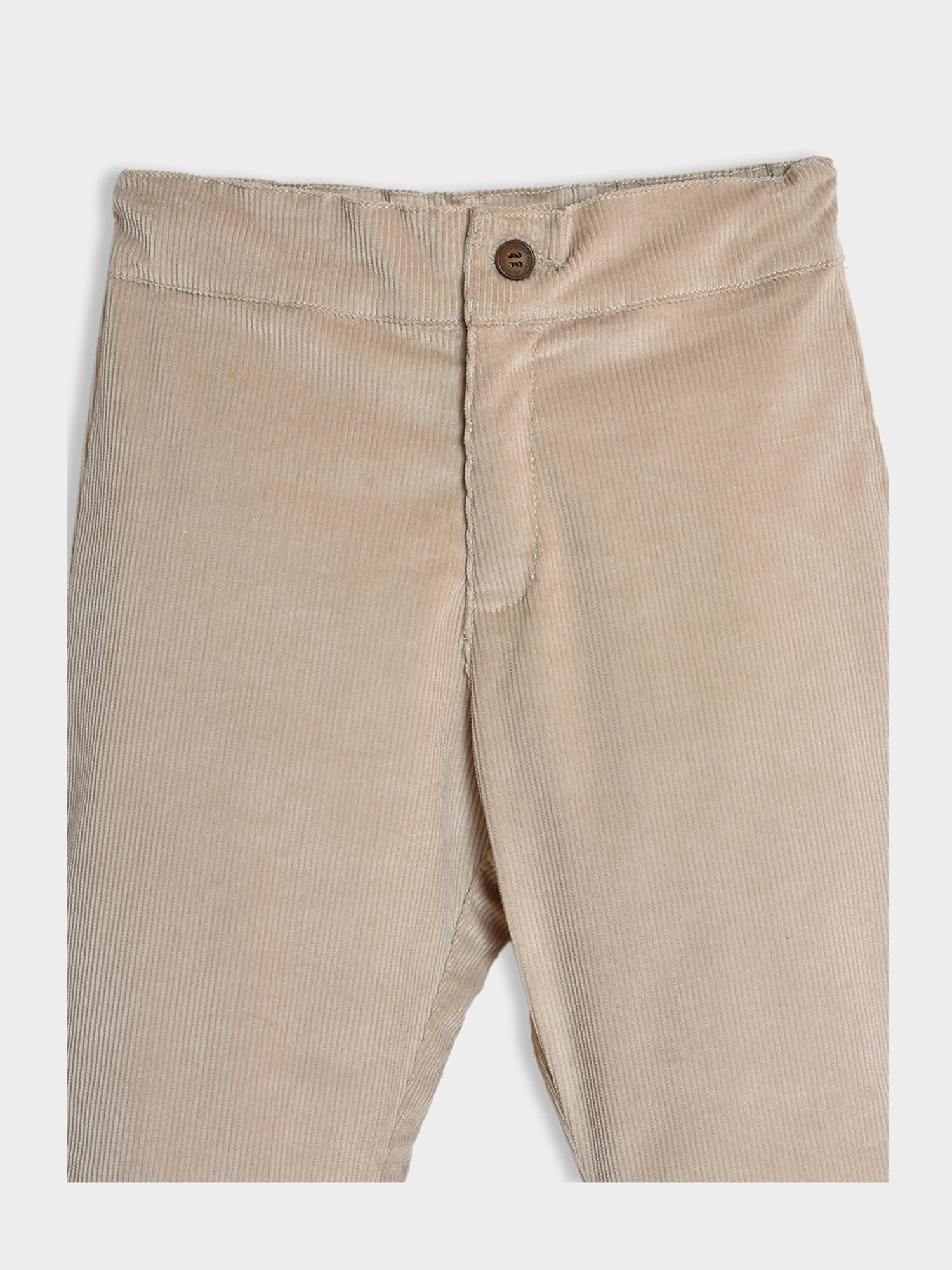 MiArcus Unisex Beige Solid Trousers