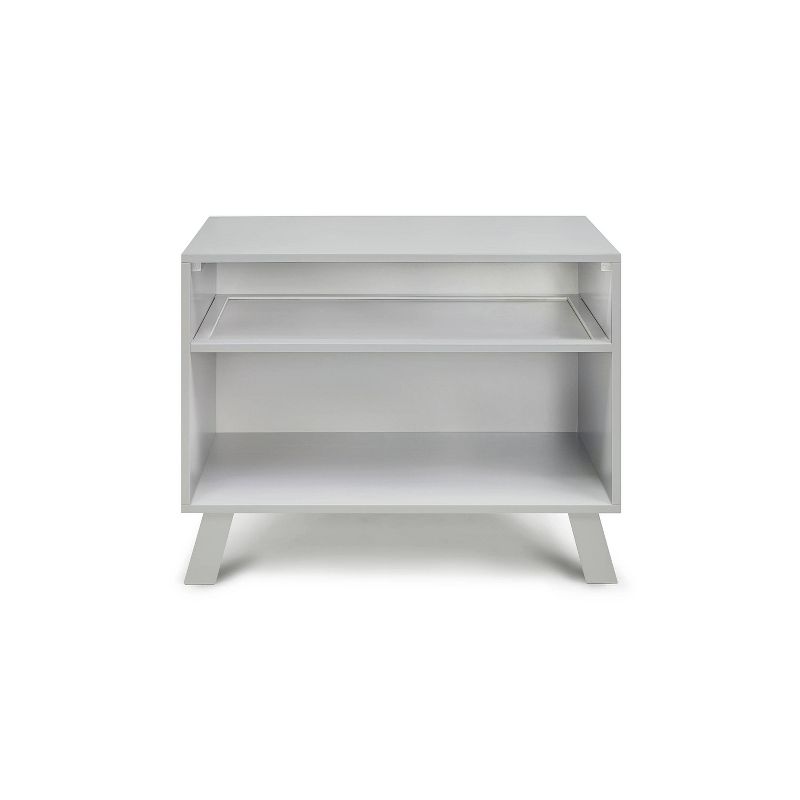 Hankel Changing Table - Pure White and Weathered Oak - South Shore