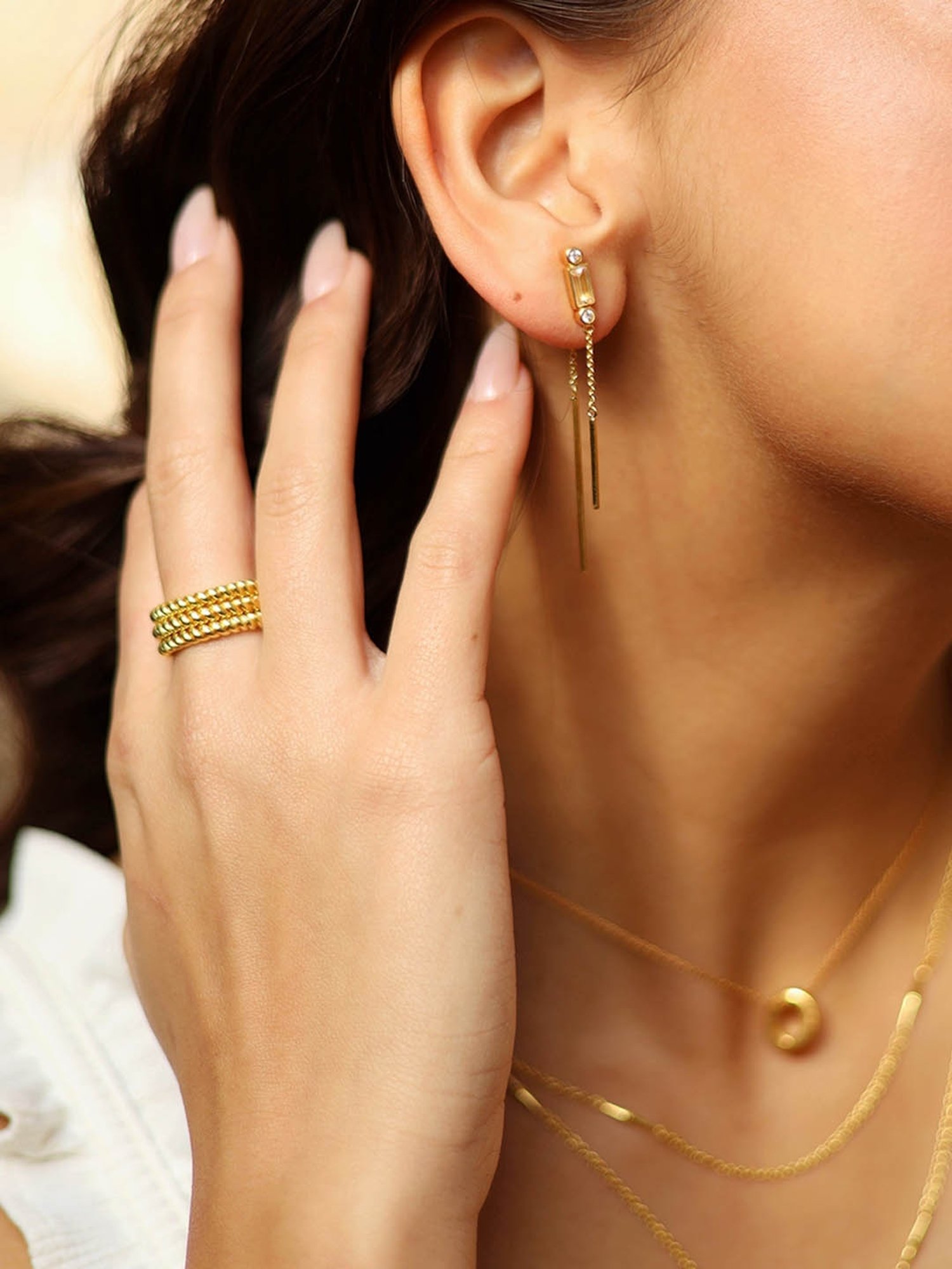 Perfectly Average Needle Earrings for Women & Girls