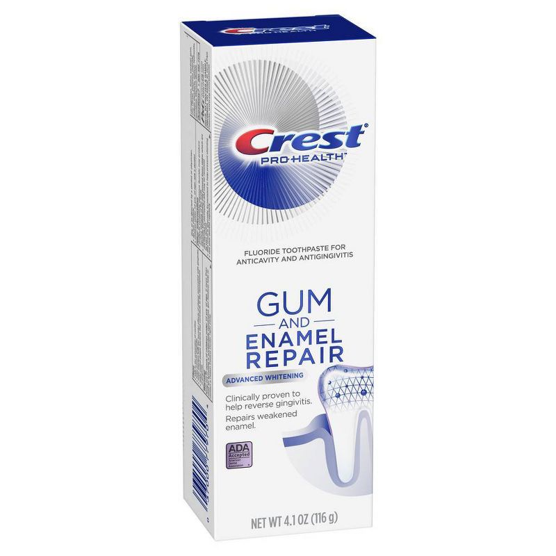 Crest Gum & Enamel Repair Toothpaste for Gum Care Advanced Whitening - 4.1oz