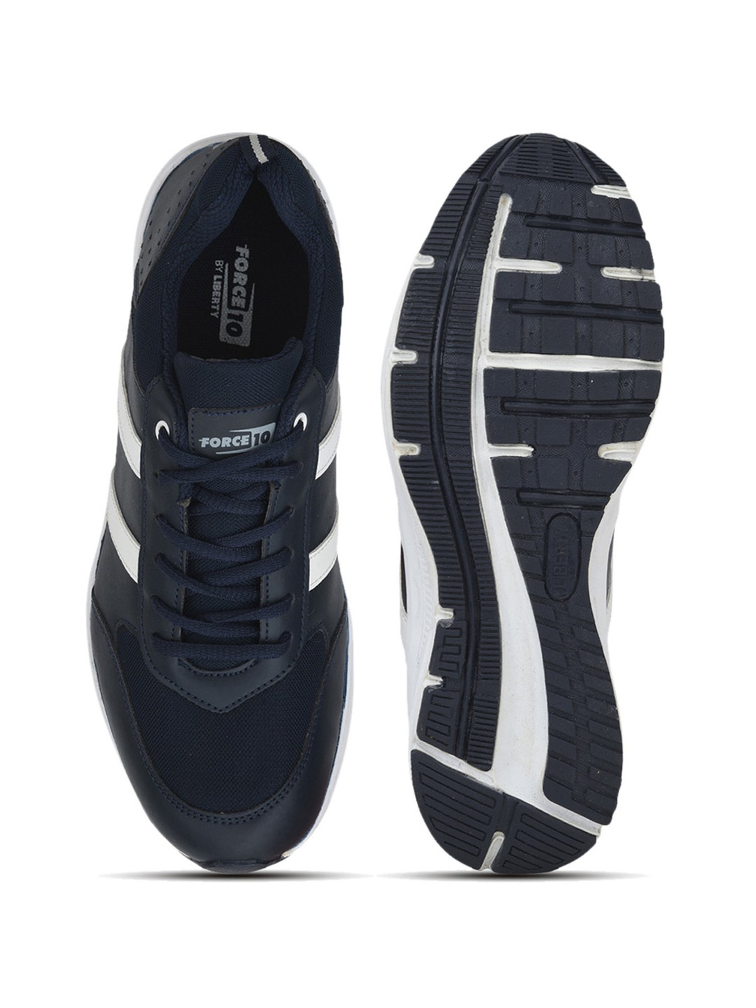 Force 10 by Liberty Men's LB46-SNE Navy Running Shoes