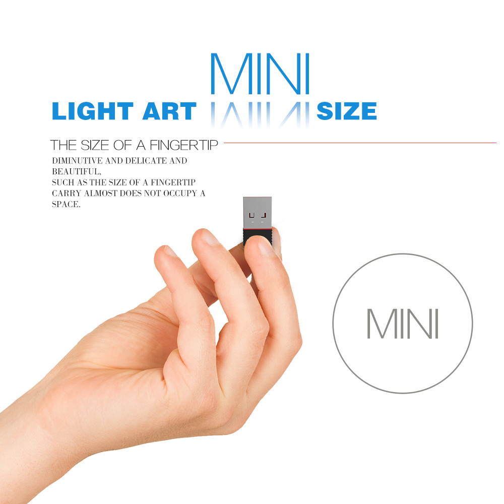 150Mbps Wireless Adapter 150M USB 2.0 WiFi Wireless Network Networking Card 802.11 b/g/n 2.4GHz LAN Adapter