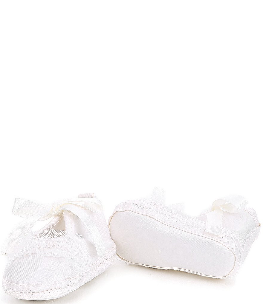 Laura Ashley Baby Girls Newborn-6 Months Christening Booties