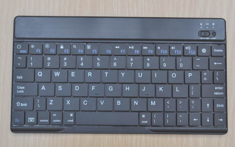 Ultra Slim Wireless 3.0 Bluetooth Keyboard For Windows Android IOS PC Pad Black