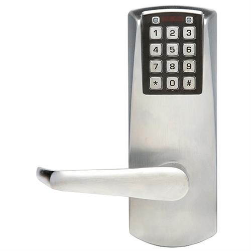 Simplex E2031LL-626 Satin Chrome US26D Grade 1 E-Plex Cylindrical Lock With 1/2" Throw And 2-3/4" Backset (No Key Bypass)