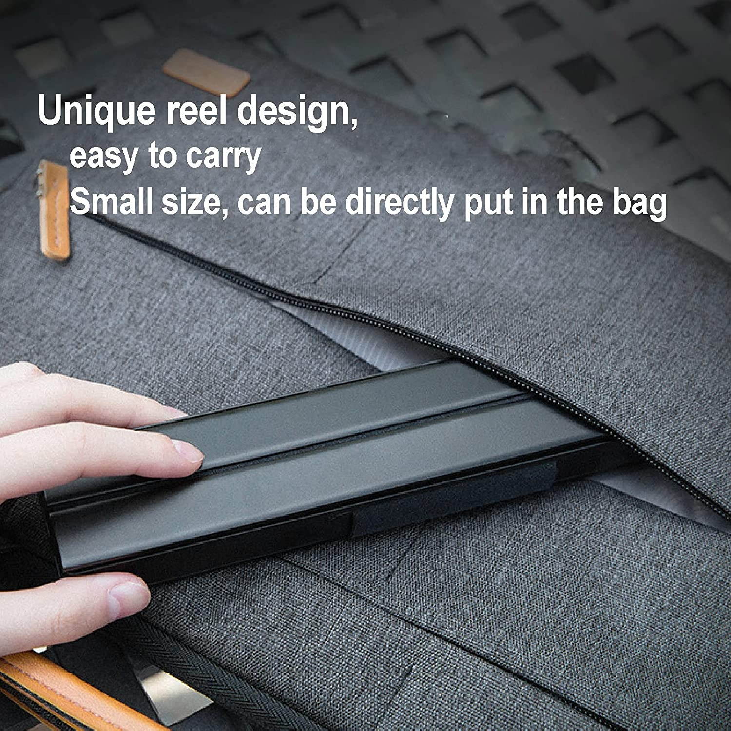 Folding Keyboard,Portable Mini Wireless Bluetooth Keyboard with Storage Bag,Smart Magnetic Induction, Suitable for Tablet,Laptop,Smart Phone