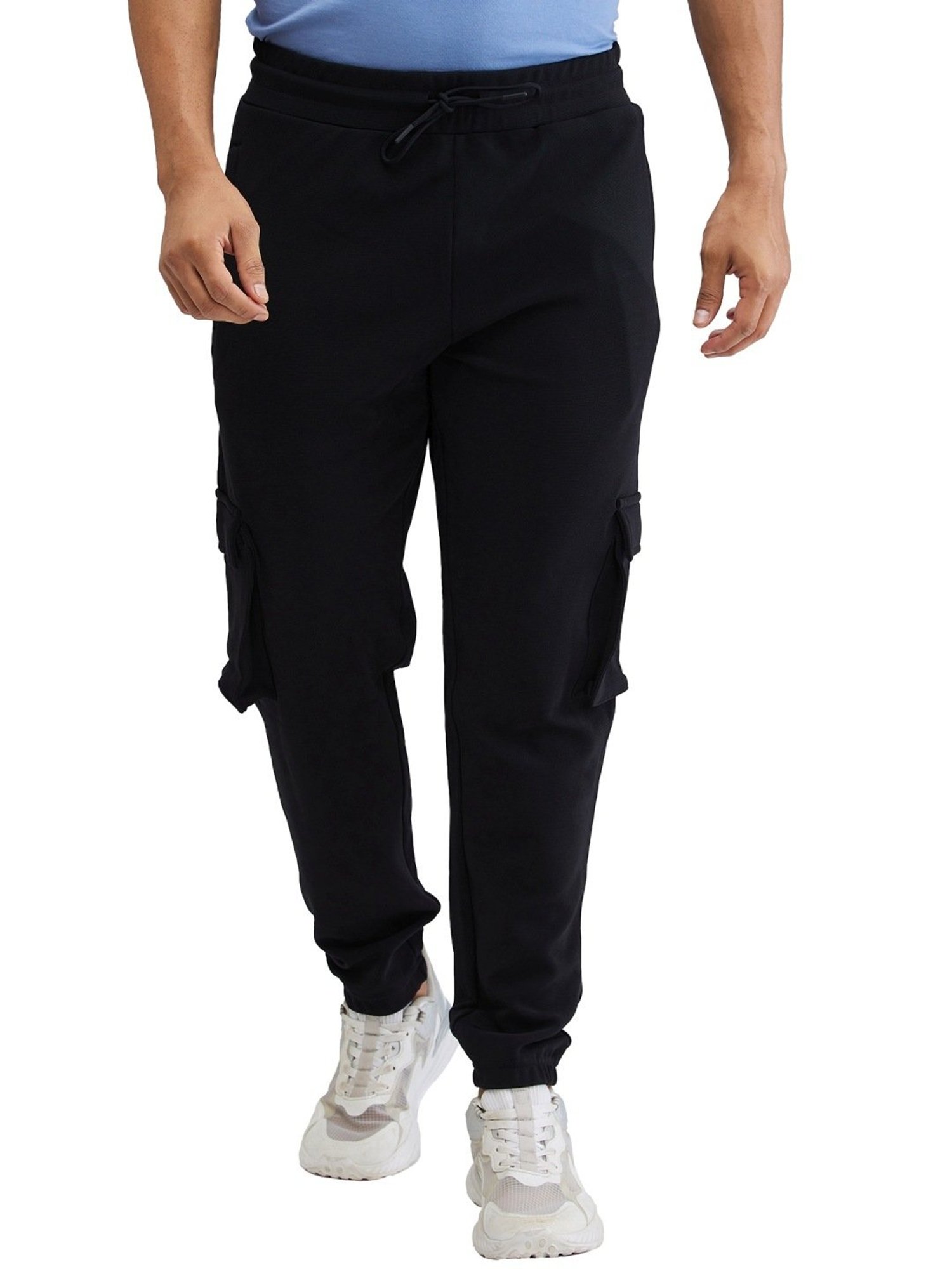 Basics Green Jogger Track Pant