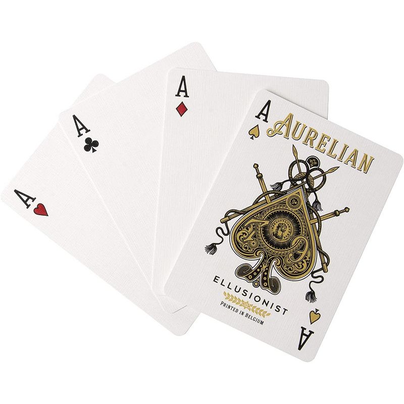 Ellusionist White Aurelians Playing Cards Deck