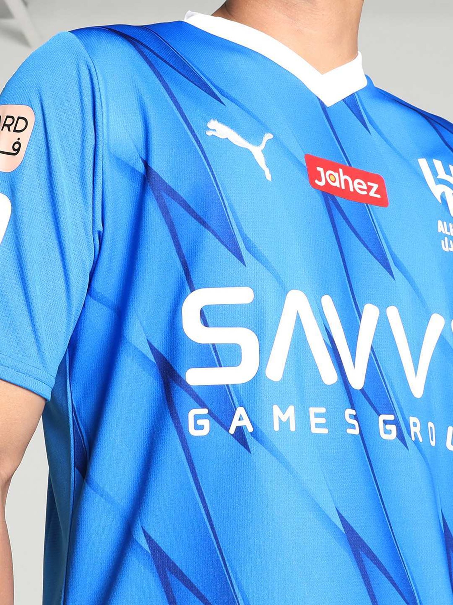 Puma Al Hilal SFC Neymar Jr. Home Replica Ignite Blue Regular Fit Printed Jersey