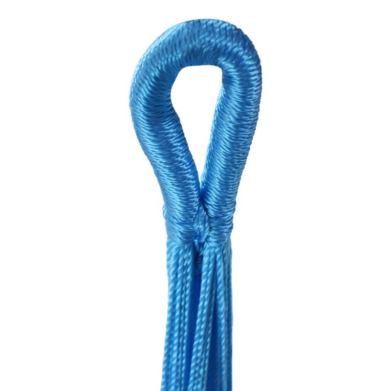 Sunnydaze Heavy-Duty Handwoven  XXL Mayan Family Hammock with Thick Cord - 880 lb Weight Capacity - Blue