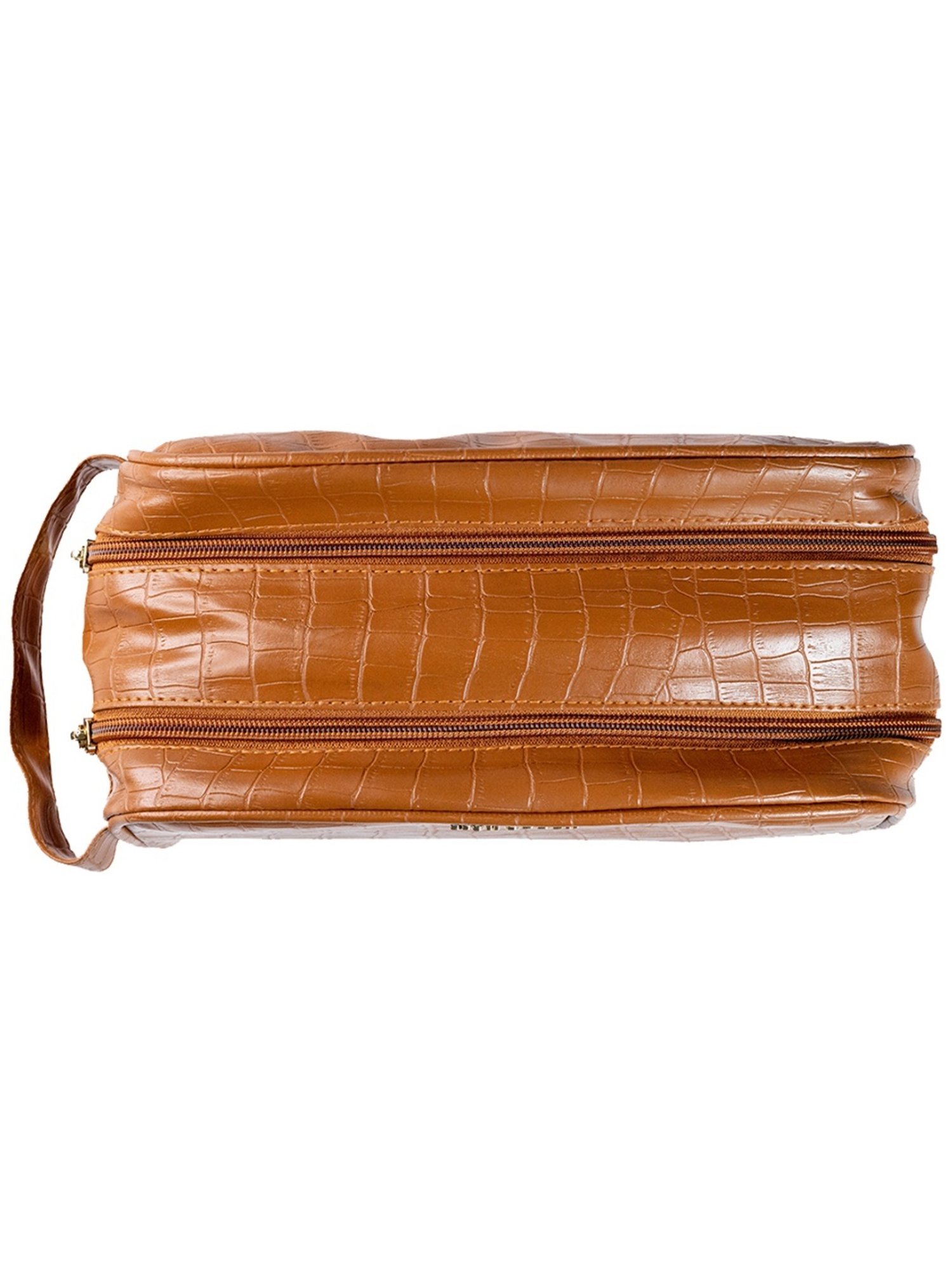 Man Arden Tan Animal Effect Medium Leather Pouch