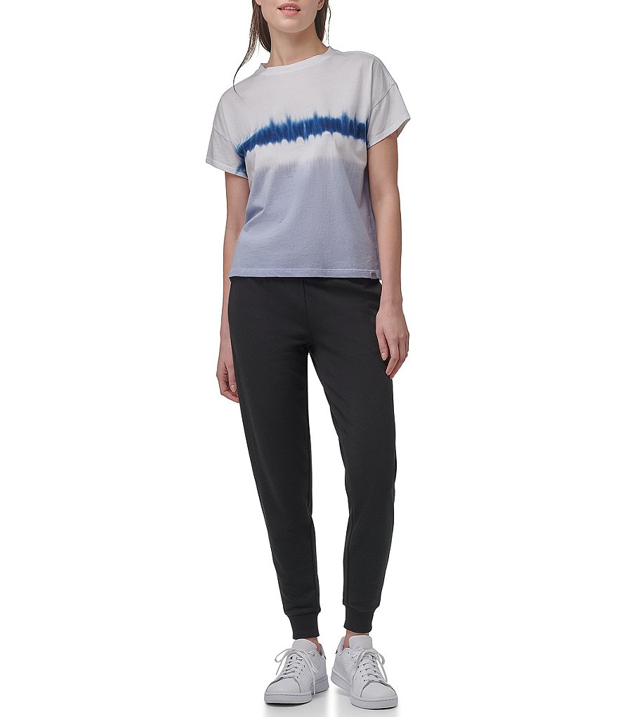 Marc New York Boxy Short Sleeve Crew Neck Tie Dye Tee