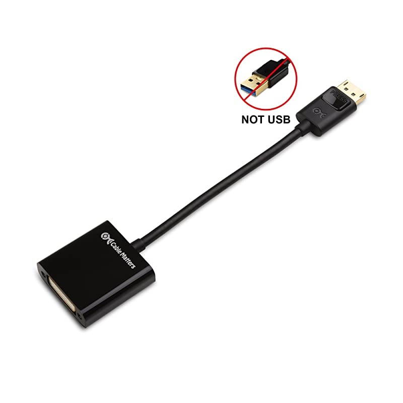 DisplayPort to DVI Adapter (DP to DVI Adapter)