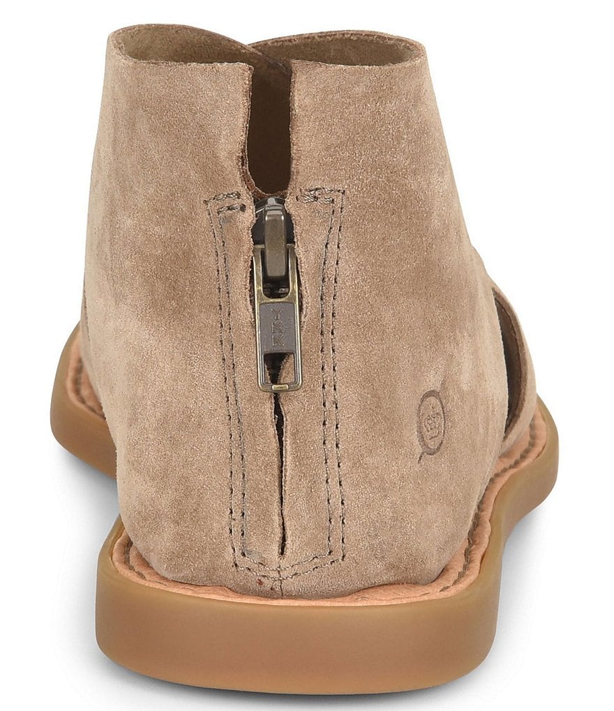 Born Iwa Criss Cross Banded Suede Sandals