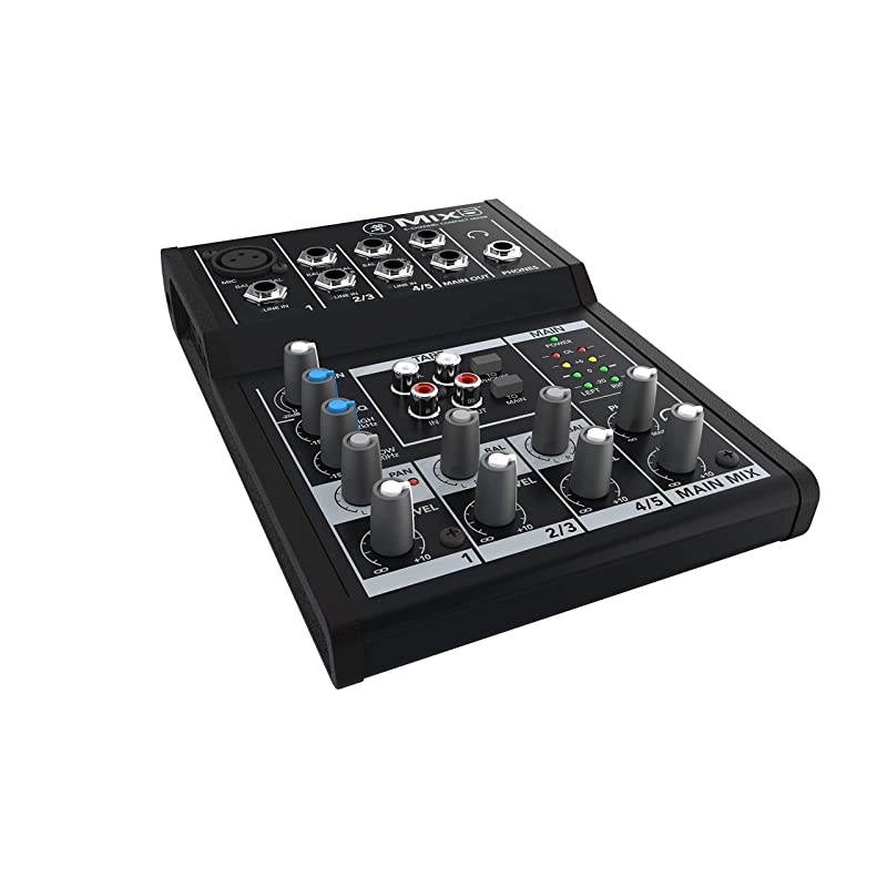 Mix Series, 5-Channel Compact Mixer with Studio-Level Audio Quality (Mix5)