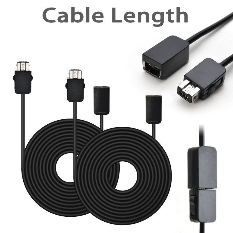 Extension Cable for Nintendo NES Classic Mini Edition Controller, Cord Extender for WII Remote & WII Nunchuck&nbsp;-9.84 Ft