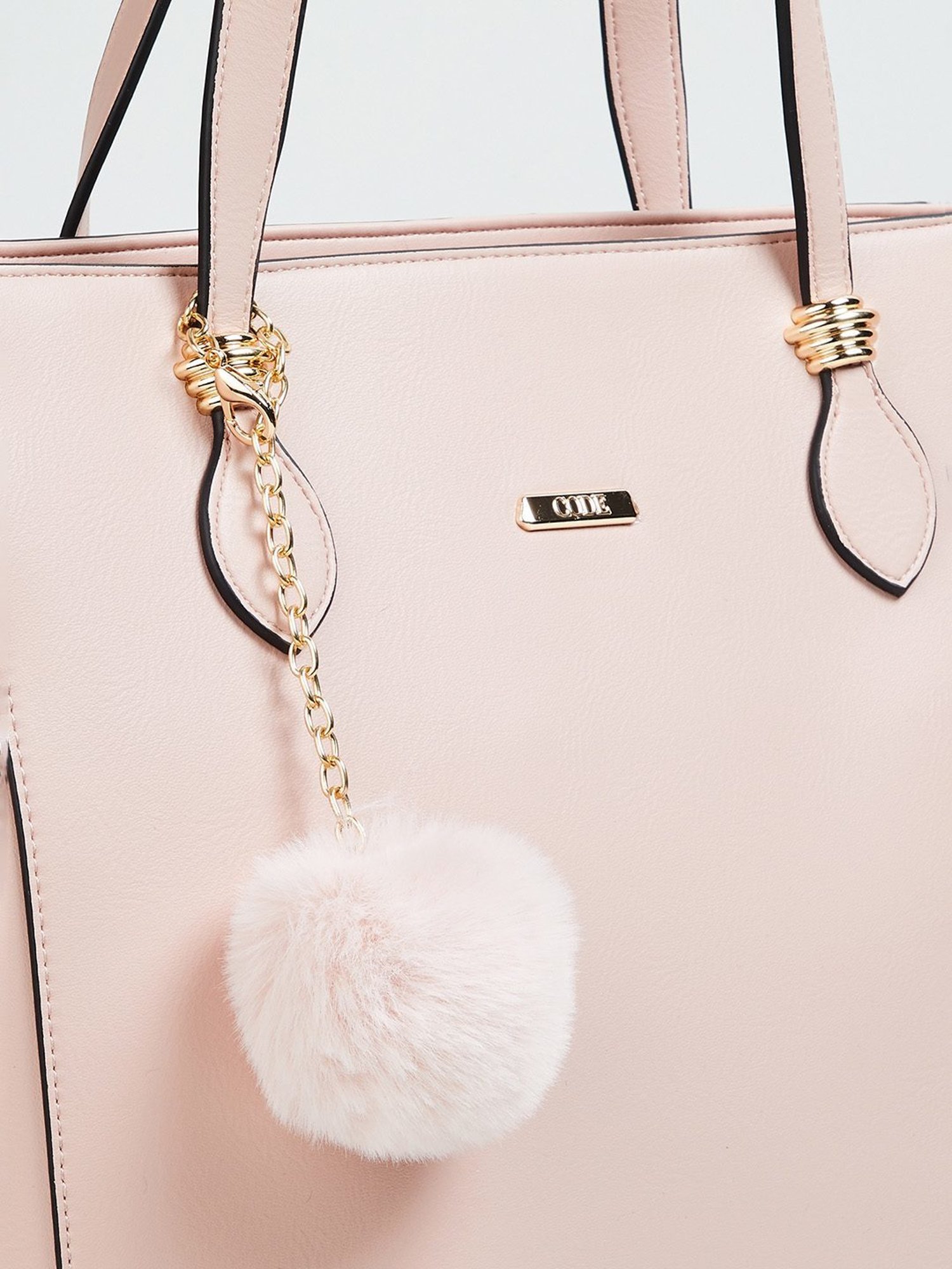 Code by Lifestyle Pink Tote Bag