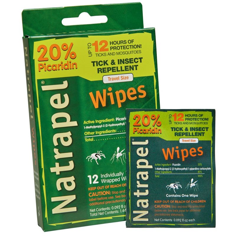 Natrapel Wipes 12ct