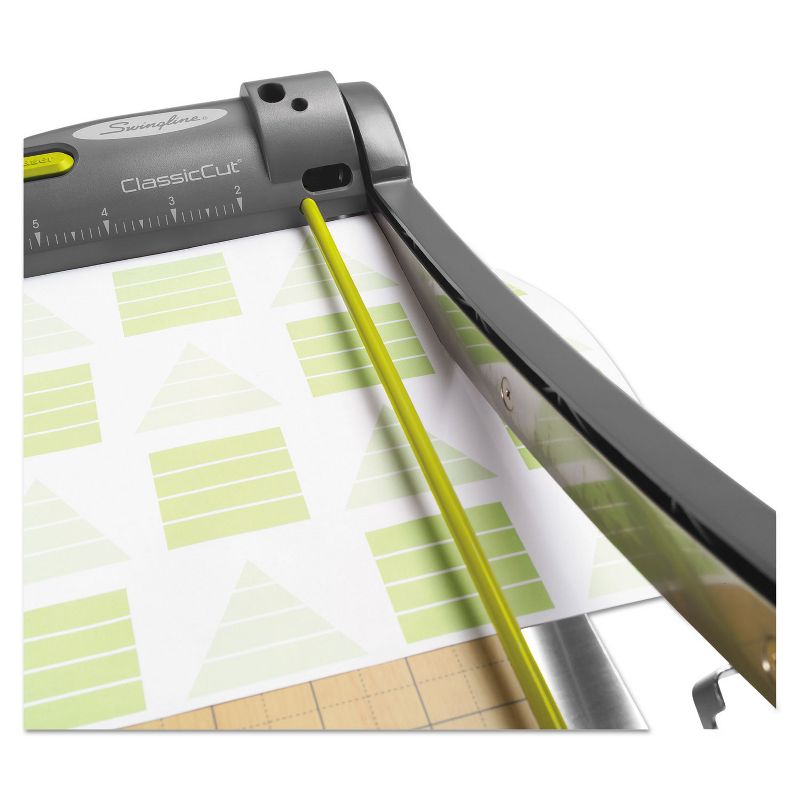 Swingline ClassicCut 15-Sheet Laser Trimmer Metal/Wood Composite Base 12 x 12 9712